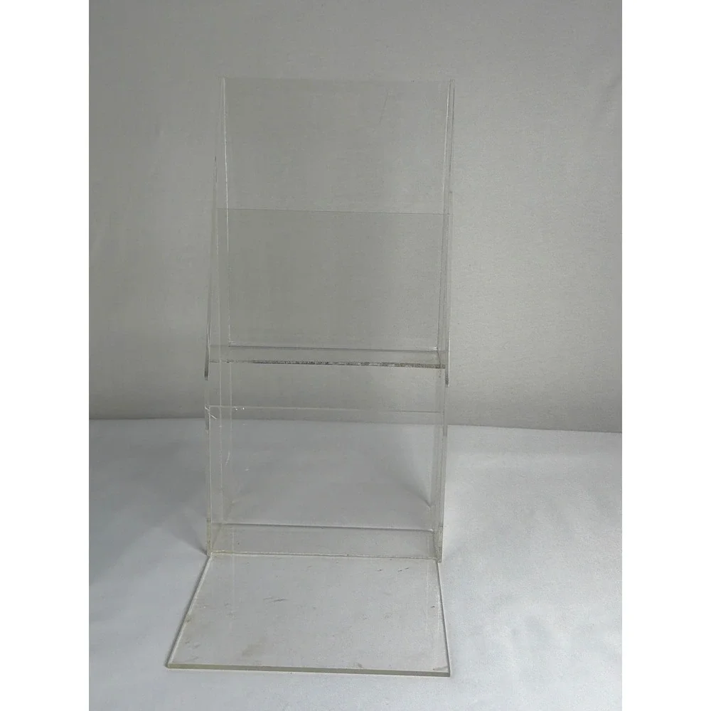 TIERED 2 Tier Display Stand Unisex OS Clear GOOD